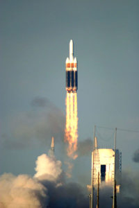 A Delta IV mid-launch