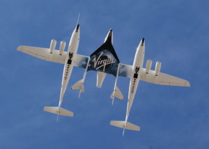 SpaceShipTwo attached to WhiteKnightTwo